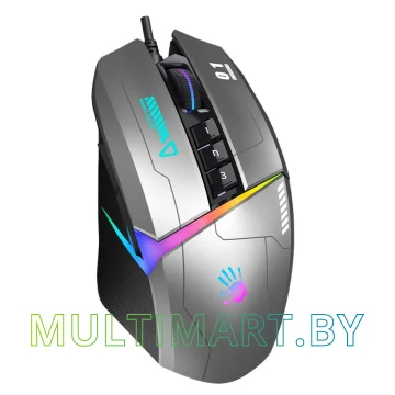 Игровая мышь A4Tech Bloody W60 Max (серый) картинка 2